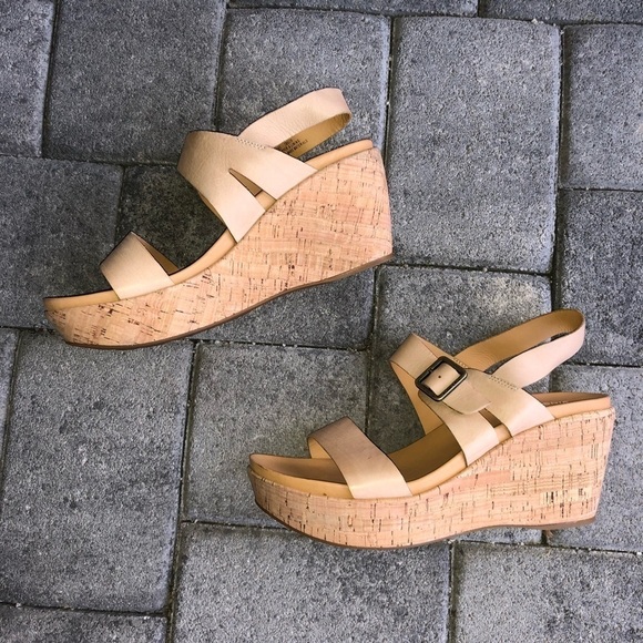 NWT KORK-EASE Aimeho Wedge Sandals in Natural size 10 - Picture 4 of 16